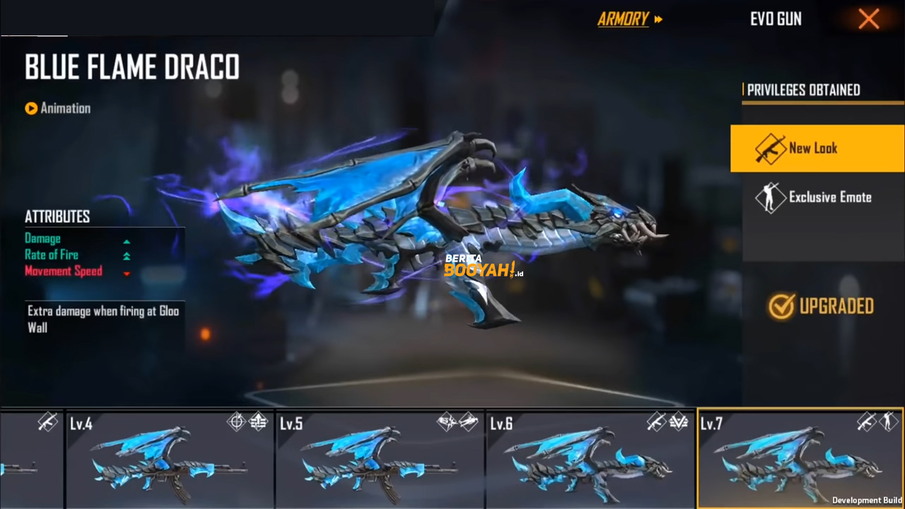 Faded Wheel Ff Kembali Hadirkan Evo Gun Ak Blue Flame Draco Free Fire