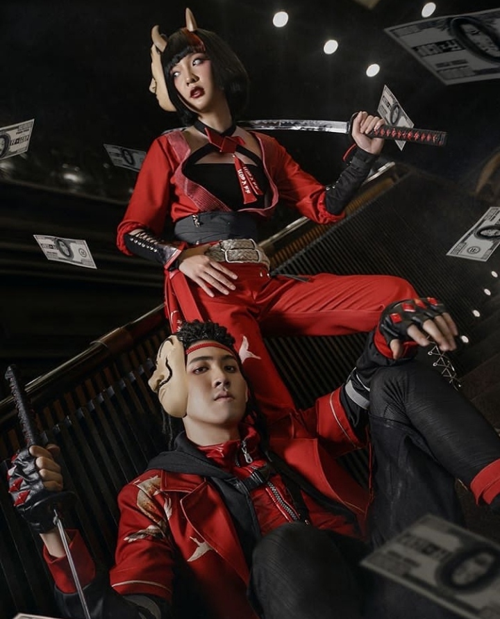 Lihat Betapa Kerennya Sederet Cosplay Free Fire x Money Heist Dari