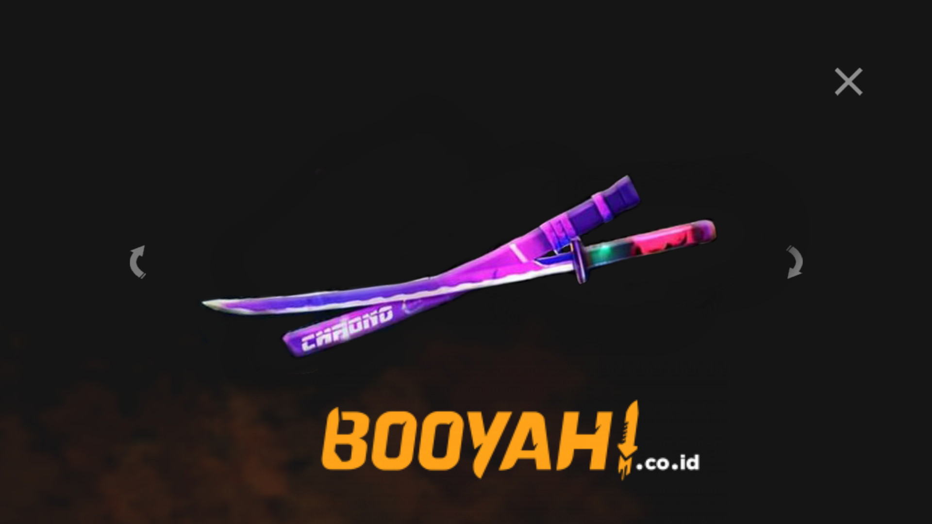 Bocoran Skin Katana Chrono Free Fire FF