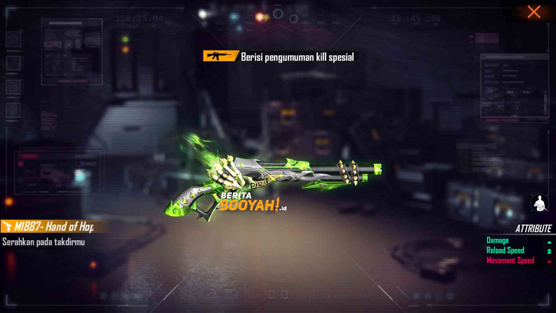 Reload speed. Reload speed