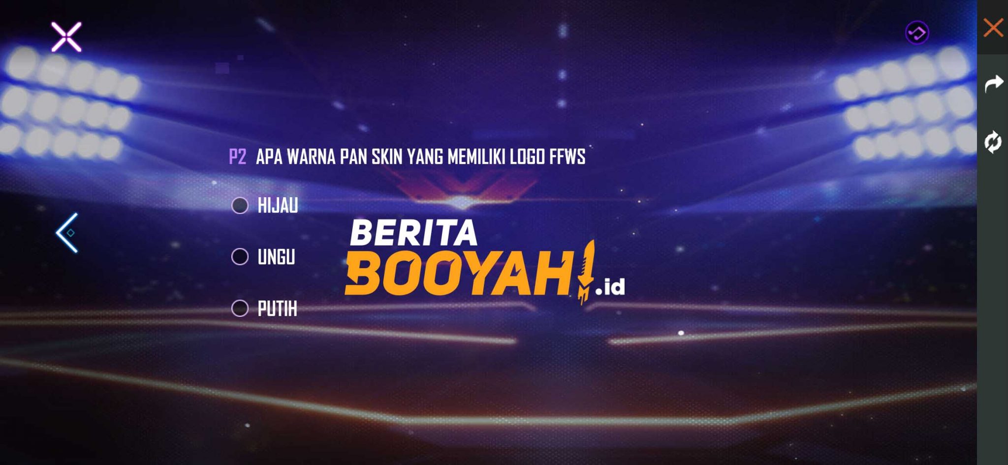 Bocoran Jawaban Soal Event Master Showcase FFWS 2021 Free Fire (FF)!