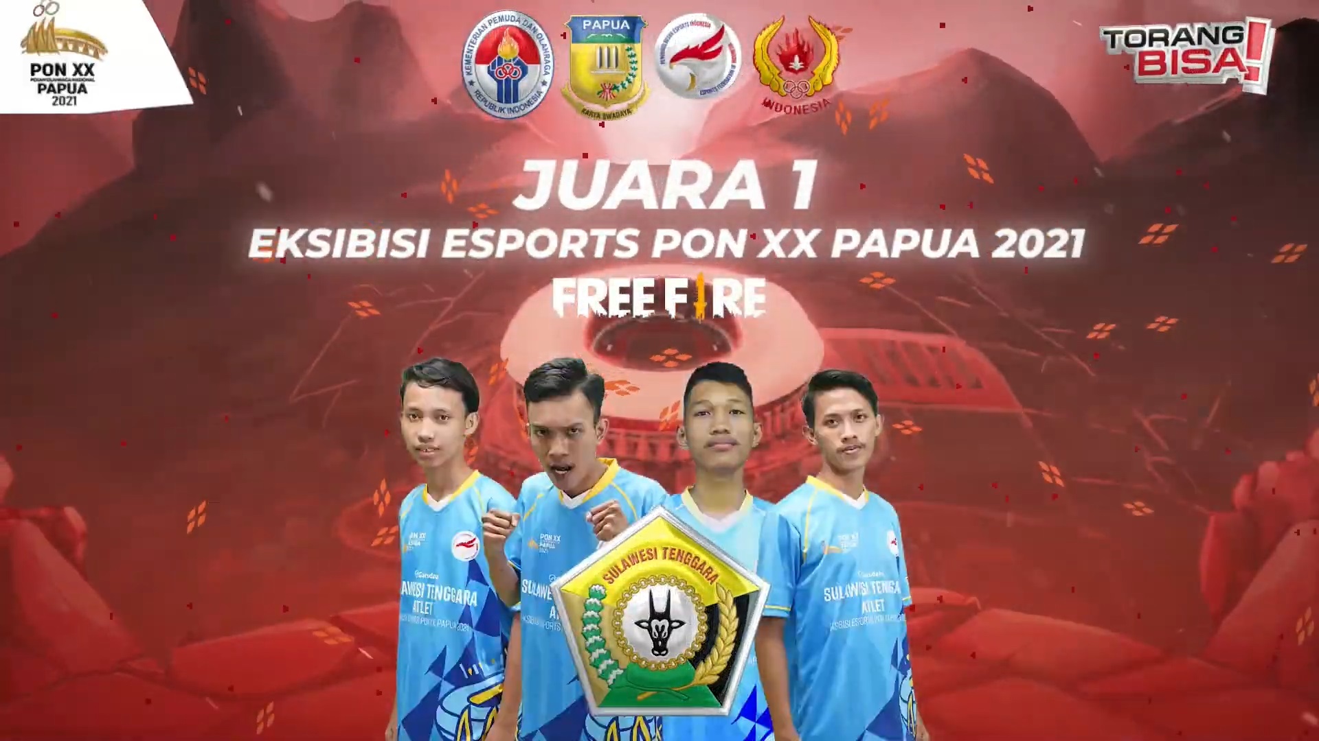 Sulawesi Tenggara Sabet Medali Emas di Eksibisi Esports PON XX Papua 2021 - Free  Fire!